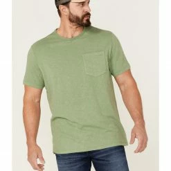Brothers & Sons Men's Basic Pocket T-Shirt  Green