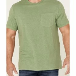 Brothers & Sons Men's Basic Pocket T-Shirt  Green -Brothers + Sons shop 2000365813 300 P3
