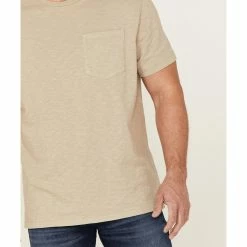 Brothers & Sons Men's Basic Pocket T-Shirt Sand 9 Brothers & Sons Men's Basic Pocket T-Shirt Sand -Brothers + Sons shop 2000365815 295 P3