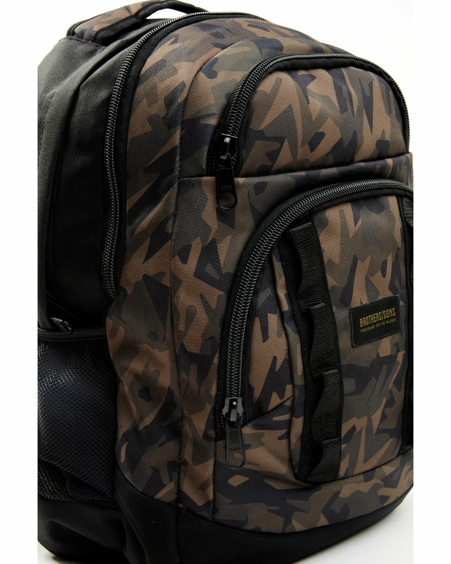 Brothers & Sons Men's Camo Print Backpack Camouflage 3 Brothers & Sons Men's Camo Print Backpack Camouflage - Image 2
