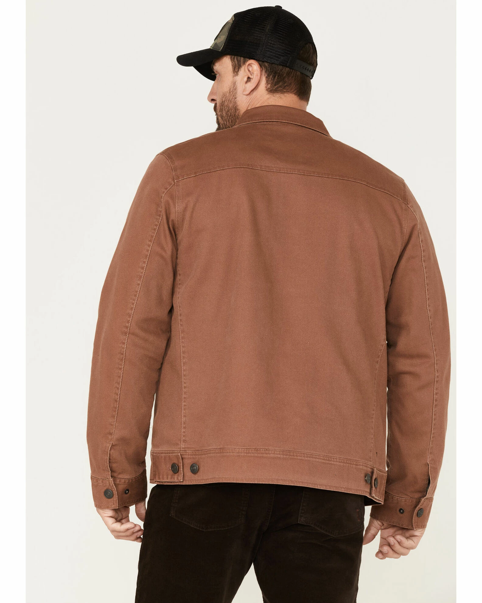 Brothers & Sons Men's Calvary Trucker Blanket-Lined Jacket Camel 6 Brothers & Sons Men's Calvary Trucker Blanket-Lined Jacket Camel - Image 4