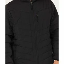 Brothers & Sons Men's Performance Lightweight Puffer Packable Jacket Black -Brothers + Sons shop 2000373319 001 P3