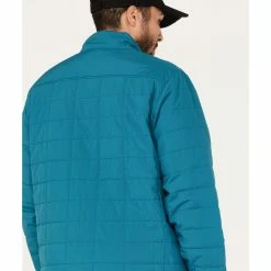 Brothers & Sons Men's Performance Lightweight Puffer Packable Jacket Teal 10 Brothers & Sons Men's Performance Lightweight Puffer Packable Jacket Teal -Brothers + Sons shop 2000373320 442 P4
