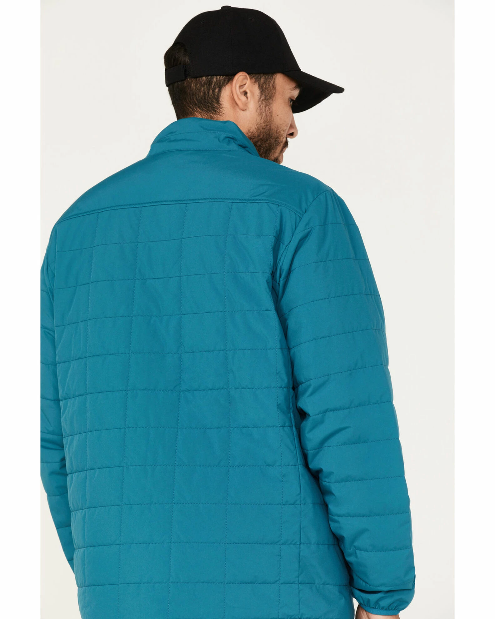 Brothers & Sons Men's Performance Lightweight Puffer Packable Jacket Teal 6 Brothers & Sons Men's Performance Lightweight Puffer Packable Jacket Teal - Image 4