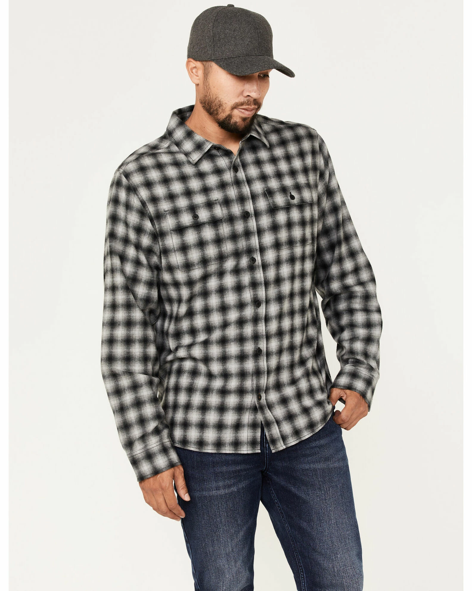 Brothers & Sons Men's Everyday Plaid Button-Down Western Flannel Shirt Black 3 Brothers & Sons Men's Everyday Plaid Button-Down Western Flannel Shirt Black