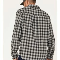 Brothers & Sons Men's Everyday Plaid Button-Down Western Flannel Shirt Black 10 Brothers & Sons Men's Everyday Plaid Button-Down Western Flannel Shirt Black -Brothers + Sons shop 2000373908 001 P4