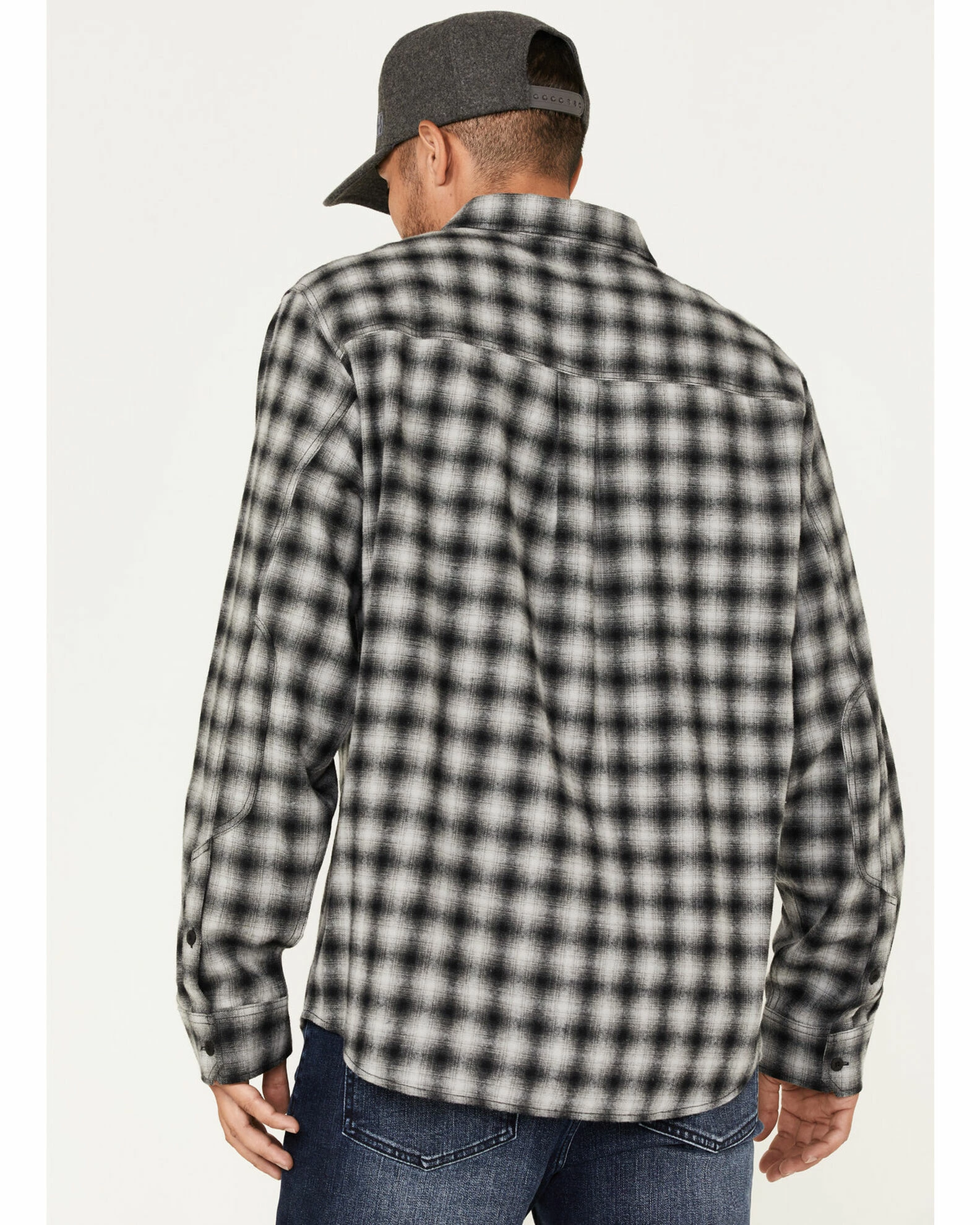 Brothers & Sons Men's Everyday Plaid Button-Down Western Flannel Shirt Black 6 Brothers & Sons Men's Everyday Plaid Button-Down Western Flannel Shirt Black - Image 4