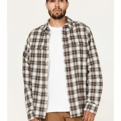Brothers & Sons Men's Everyday Plaid Long Sleeve Button-Down Western Flannel Shirt Sand 11 Brothers & Sons Men's Everyday Plaid Long Sleeve Button-Down Western Flannel Shirt Sand -Brothers + Sons shop 2000373909 295 P1 1
