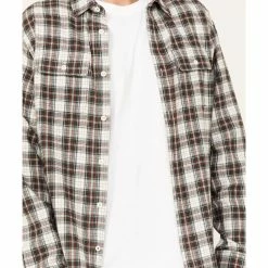 Brothers & Sons Men's Everyday Plaid Long Sleeve Button-Down Western Flannel Shirt Sand 9 Brothers & Sons Men's Everyday Plaid Long Sleeve Button-Down Western Flannel Shirt Sand -Brothers + Sons shop 2000373909 295 P3