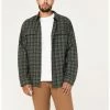 Brothers & Sons Men's Everyday Dark Green Plaid Long Sleeve Button-Down Western Flannel Shirt 2 Brothers & Sons Men's Everyday Dark Green Plaid Long Sleeve Button-Down Western Flannel Shirt -Brothers + Sons shop 2000373910 301 P1