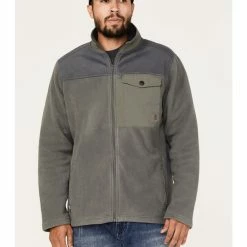 Brothers & Sons Men's Color Block Polar Fleece Jacket Steel 11 Brothers & Sons Men's Color Block Polar Fleece Jacket Steel -Brothers + Sons shop 2000374227 060 P1 1