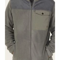 Brothers & Sons Men's Color Block Polar Fleece Jacket Steel 9 Brothers & Sons Men's Color Block Polar Fleece Jacket Steel -Brothers + Sons shop 2000374227 060 P3