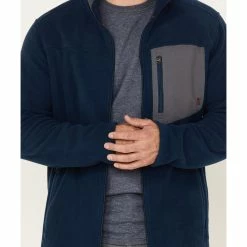 Brothers & Sons Men's Polar Fleece Zip Sweatshirt Blue 9 Brothers & Sons Men's Polar Fleece Zip Sweatshirt Blue -Brothers + Sons shop 2000374228 400 P3