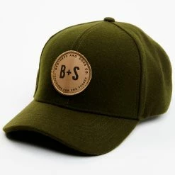 Brothers & Sons Men's Circle Patch Baseball Cap Olive 8 Brothers & Sons Men's Circle Patch Baseball Cap Olive -Brothers + Sons shop 2000374363 341 P1 1