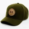 Brothers & Sons Men's Circle Patch Baseball Cap Olive -Brothers + Sons shop 2000374363 341 P1