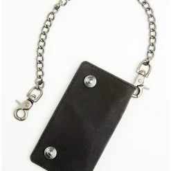 Brothers & Sons Men's Chain Wallet Black -Brothers + Sons shop 2000374594 001 P1 1