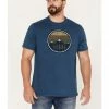 Brothers & Sons Men's Mountain Range Circle Graphic T-Shirt Blue 2 Brothers & Sons Men's Mountain Range Circle Graphic T-Shirt Blue -Brothers + Sons shop 2000374876 400 P1