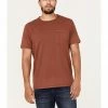 Brothers & Sons Men's Solid Basic Pocket T-Shirt  Dark Orange -Brothers + Sons shop 2000374882 801 P1