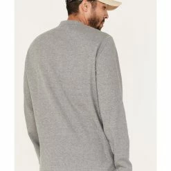 Brothers & Sons Men's Henley Thermal T-Shirt Charcoal 10 Brothers & Sons Men's Henley Thermal T-Shirt Charcoal -Brothers + Sons shop 2000375470 022 P4