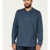 Brothers & Sons Men's Henley Thermal T-Shirt Blue 1 Brothers & Sons Men's Henley Thermal T-Shirt Blue -Brothers + Sons shop 2000375472 400 P1