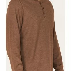 Brothers & Sons Men's Henley Thermal T-Shirt Brown 9 Brothers & Sons Men's Henley Thermal T-Shirt Brown -Brothers + Sons shop 2000375474 200 P3