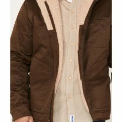 Brothers & Sons Men's Concealed Carry Sherpa Lined Jacket Brown -Brothers + Sons shop 2000375554 200 P3