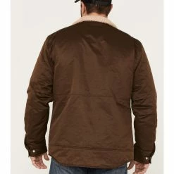 Brothers & Sons Men's Concealed Carry Sherpa Lined Jacket Brown -Brothers + Sons shop 2000375554 200 P4