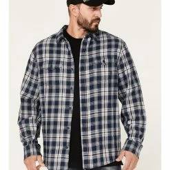 Brothers & Sons Men's Plaid Long Sleeve Button Down Western Shirt Navy 11 Brothers & Sons Men's Plaid Long Sleeve Button Down Western Shirt Navy -Brothers + Sons shop 2000381330 410 P1 1