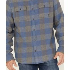 Brothers & Sons Men's Buffalo Checkered Print Long Sleeve Button-Down Western Shirt -Brothers + Sons shop 2000381529 400 P3