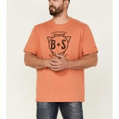 Brothers & Sons Men's Logo Graphic Short Sleeve T-Shirt