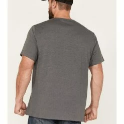Brothers & Sons Men's Tonal Green Mountains Graphic Short Sleeve T-Shirt Charcoal -Brothers + Sons shop 2000381670 022 P4